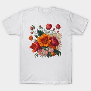 Flowers: Nature's Exquisite Creations in Every Hue. T-Shirt